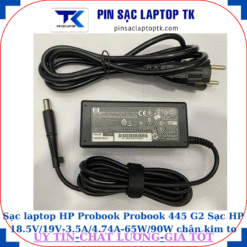 Sạc laptop HP Probook Probook 445 G2 Sạc HP 18.5V/19V-3.5A/4.74A-65W/90W chân kim to(7.4mm*5.0mm), sạc 65W