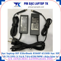 Sạc HP EliteBook 8560P 6530B Sạc HP 18.5V/19V-3.5A/4.74A-65W/90W chân kim to(7.4mm*5.0mm)