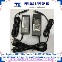 Sạc HP EliteBook 8540W 8570W Sạc HP 18.5V/19V-3.5A/4.74A-65W/90W chân kim to(7.4mm*5.0mm)