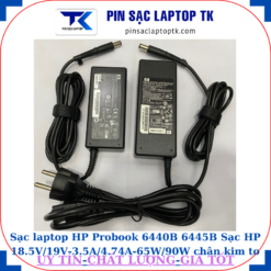 Sạc HP Probook 6440B 6445B Sạc HP 18.5V/19V-3.5A/4.74A-65W/90W chân kim to(7.4mm*5.0mm)