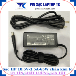 Sạc laptop HP 18.5V 3.5A 65W chân kim to(7.4mm*5.0mm)
