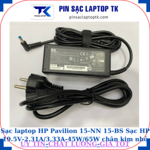 Sạc HP Pavilion 15-NN 15-BS Sạc HP 19.5V-2.31A/3.33A-45W/65W chân kim nhỏ màu xanh(4.5mm*3.0mm), sạc 65W