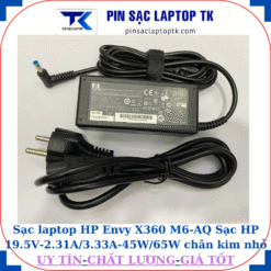 Sạc Envy X360 M6-AQ Sạc HP 19.5V-2.31A/3.33A-45W/65W chân kim nhỏ màu xanh(4.5mm*3.0mm), sạc 65W
