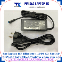 Sạc Elitebook 1040 G3 Sạc HP 19.5V-2.31A/3.33A-45W/65W chân kim nhỏ màu xanh(4.5mm*3.0mm), sạc 45W