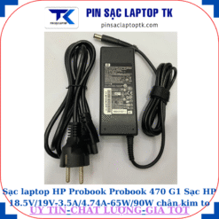 Sạc HP Probook 470 G1 Sạc HP 18.5V/19V-3.5A/4.74A-65W/90W chân kim to(7.4mm*5.0mm), sạc 90W