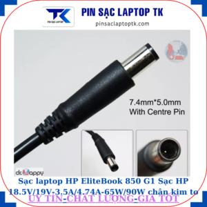 Sạc laptop HP EliteBook 850 G1 Sạc HP 18.5V/19V-3.5A/4.74A-65W/90W chân kim to(7.4mm*5.0mm)