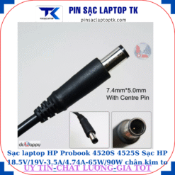 Sạc laptop HP Probook 4520S 4525S Sạc HP 18.5V/19V-3.5A/4.74A-65W/90W chân kim to(7.4mm*5.0mm)