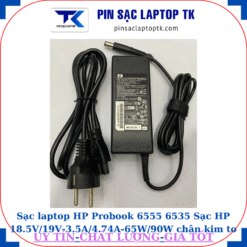 Sạc HP Probook 6555 6535 Sạc HP 18.5V/19V-3.5A/4.74A-65W/90W chân kim to(7.4mm*5.0mm), sạc 90W