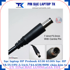 Sạc laptop HP Probook 6530 6530S Sạc HP 18.5V/19V-3.5A/4.74A-65W/90W chân kim to(7.4mm*5.0mm)