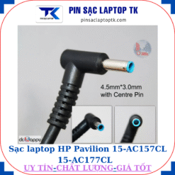 Sạc laptop HP Pavilion 15-AC157CL 15-AC177CL Sạc HP 19.5V-2.31A/3.33A-45W/65W chân kim nhỏ màu xanh(4.5mm*3.0mm)