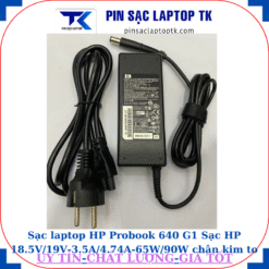 Sạc HP Probook 640 G1 Sạc HP 18.5V/19V-3.5A/4.74A-65W/90W chân kim to(7.4mm*5.0mm), sạc 90W