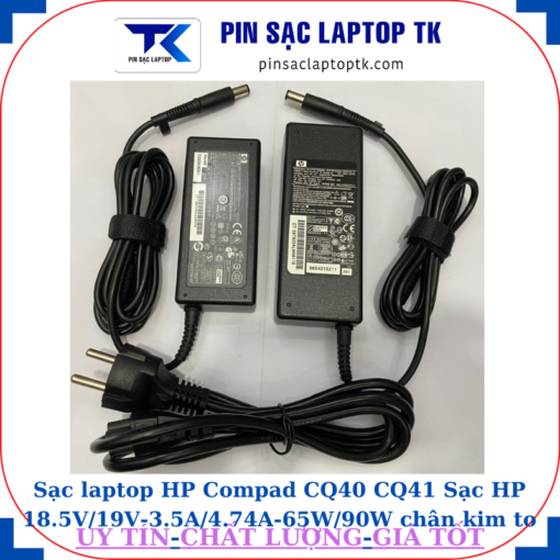 Sạc HP Compad CQ40 CQ41 Sạc HP 18.5V/19V-3.5A/4.74A-65W/90W chân kim to(7.4mm*5.0mm)