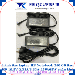 Sạc HP Notebook 240 G6 Sạc HP 19.5V-2.31A/3.33A-45W/65W chân kim nhỏ màu xanh(4.5mm*3.0mm)