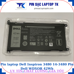 Pin Dell Inspiron 3480 14-3480 Pin Dell WDXOR 42Wh