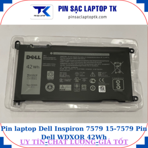 Pin Dell Inspiron 7579 15-7579 Pin Dell WDXOR 42Wh