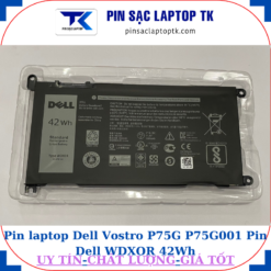 Pin Dell Vostro P75G P75G001 Pin Dell WDXOR 42Wh