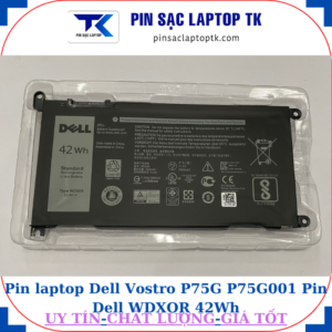 Pin Dell Vostro P75G P75G001 Pin Dell WDXOR 42Wh