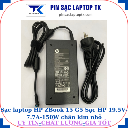 Sạc HP ZBook 15 G5 Sạc HP 19.5V-7.7A-150W chân kim nhỏ màu xanh(4.5mm*3.0mm)