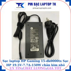 Sạc HP Gaming 15-dk0000tx Sạc HP 19.5V-7.7A-150W chân kim nhỏ màu xanh(4.5mm*3.0mm)