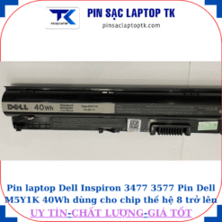 Pin Dell Inspiron 3477 3577 Pin Dell M5Y1K 40Wh dùng cho chip thế hệ 8 trở lên