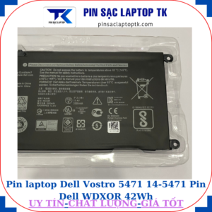 Pin Dell Vostro 5471 14-5471 Pin Dell WDXOR 42Wh, thông số