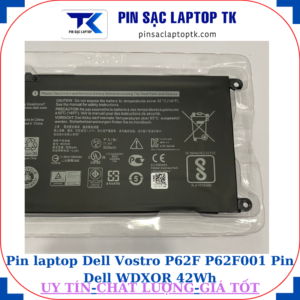 Pin Dell Vostro P62F P62F001 Pin Dell WDXOR 42Wh, thông số