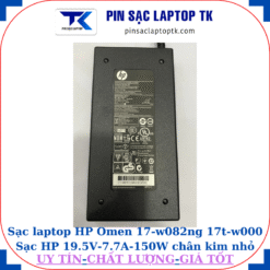 Sạc HP Omen 17-w082ng 17t-w000 Sạc HP 19.5V-7.7A-150W chân kim nhỏ màu xanh(4.5mm*3.0mm)