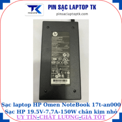 Sạc HP Omen NoteBook 17t-an000 Sạc HP 19.5V-7.7A-150W chân kim nhỏ màu xanh(4.5mm*3.0mm)