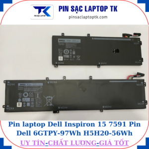 Pin laptop Dell Inspiron 15 7591 Pin Dell 6GTPY-97Wh H5H20-56Wh