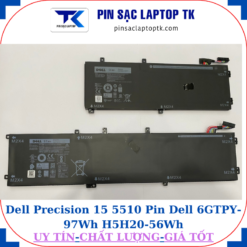 Pin laptop Dell Precision 15 5510 Pin Dell 6GTPY-97Wh H5H20-56Wh