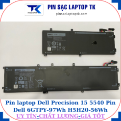 Pin laptop Dell Precision 15 5540 Pin Dell 6GTPY-97Wh H5H20-56Wh