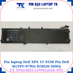 Pin Dell XPS 15 9550 Pin Dell 6GTPY-97Wh H5H20-56Wh, pin 97Wh
