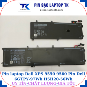 Pin laptop Dell XPS 9550 9560 Pin Dell 6GTPY-97Wh H5H20-56Wh