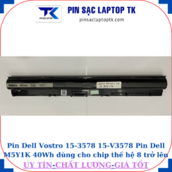 Pin laptop Dell Vostro 15-3578 15-V3578 Pin Dell M5Y1K 40Wh dùng cho chip thế hệ 8 trở lên