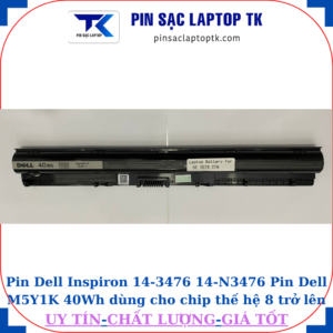 Pin laptop Dell Inspiron 3576 15-3576 Pin Dell M5Y1K 40Wh dùng cho chip thế hệ 8 trở lên