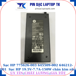 Sạc HP 775626-003 645509-002 646212-001 Sạc HP 19.5V-7.7A-150W chân kim nhỏ màu xanh(4.5mm*3.0mm), thông số