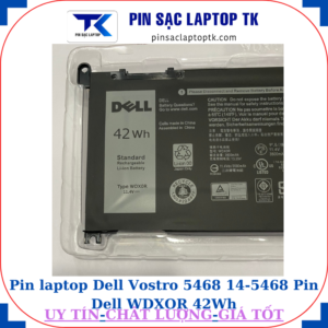 Pin Dell Vostro 5468 14-5468 Pin Dell WDXOR 42Wh, logo Dell