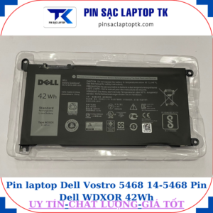 Pin Dell Vostro 5468 14-5468 Pin Dell WDXOR 42Wh