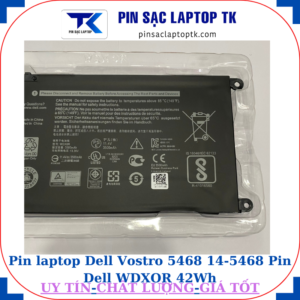 Pin Dell Vostro 5468 14-5468 Pin Dell WDXOR 42Wh, thông số