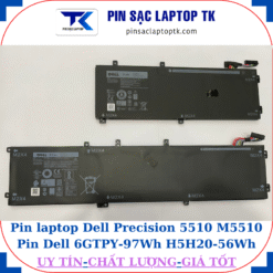 Pin laptop Dell Precision 5510 M5510 Pin Dell 6GTPY-97Wh H5H20-56Wh