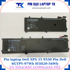 Pin laptop Dell XPS 15 9550 Pin Dell 6GTPY-97Wh H5H20-56Wh