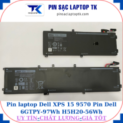 Pin laptop Dell XPS 15 9570 Pin Dell 6GTPY-97Wh H5H20-56Wh