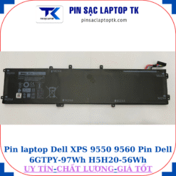 Pin Dell XPS 9550 9560 Pin Dell 6GTPY-97Wh H5H20-56Wh, pin 97Wh