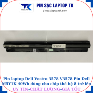 Pin laptop Dell Vostro 3578 V3578 Pin Dell M5Y1K 40Wh dùng cho chip thế hệ 8 trở lên