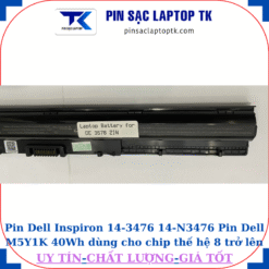 Pin Dell Inspiron 3576 15-3576 Pin Dell M5Y1K 40Wh dùng cho chip thế hệ 8 trở lên