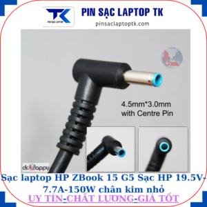 Sạc laptop HP ZBook 15 G5 Sạc HP 19.5V-7.7A-150W chân kim nhỏ màu xanh(4.5mm*3.0mm)