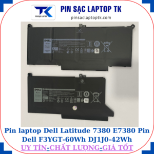 Pin Dell Latitude 7380 E7380 Pin Dell F3YGT-60Wh DJ1J0-42Wh