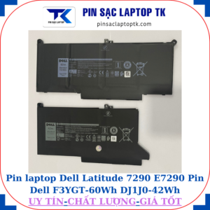Pin Dell Latitude 7290 E7290 Pin Dell F3YGT-60Wh DJ1J0-42Wh