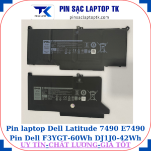 Pin Dell Latitude 7490 E7490 Pin Dell F3YGT-60Wh DJ1J0-42Wh