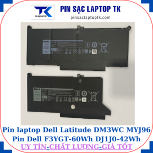 Pin Dell Latitude DM3WC MYJ96 Pin Dell F3YGT-60Wh DJ1J0-42Wh